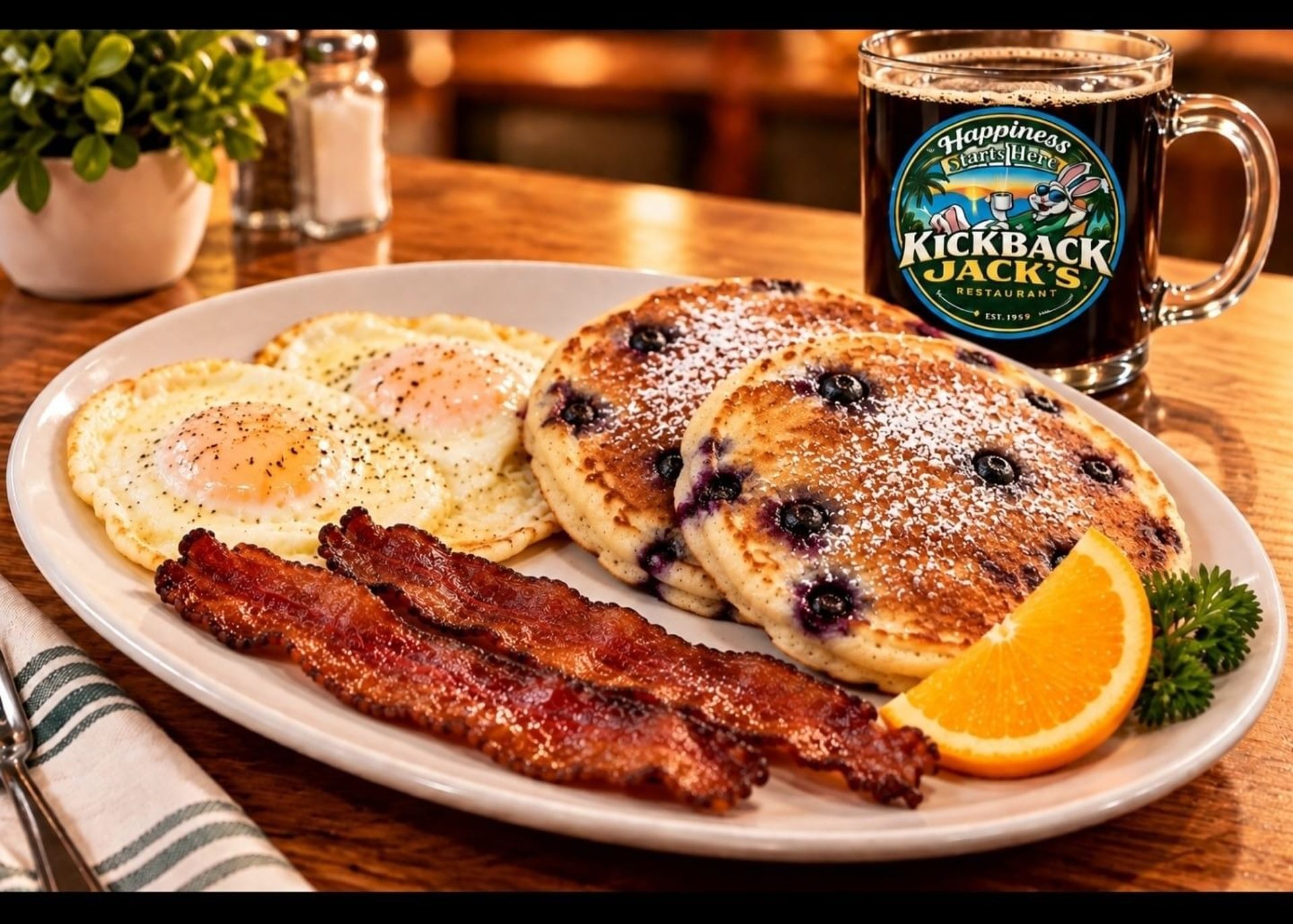 2 + 2 + 2 Buttermilk Pancake Special — $9.99