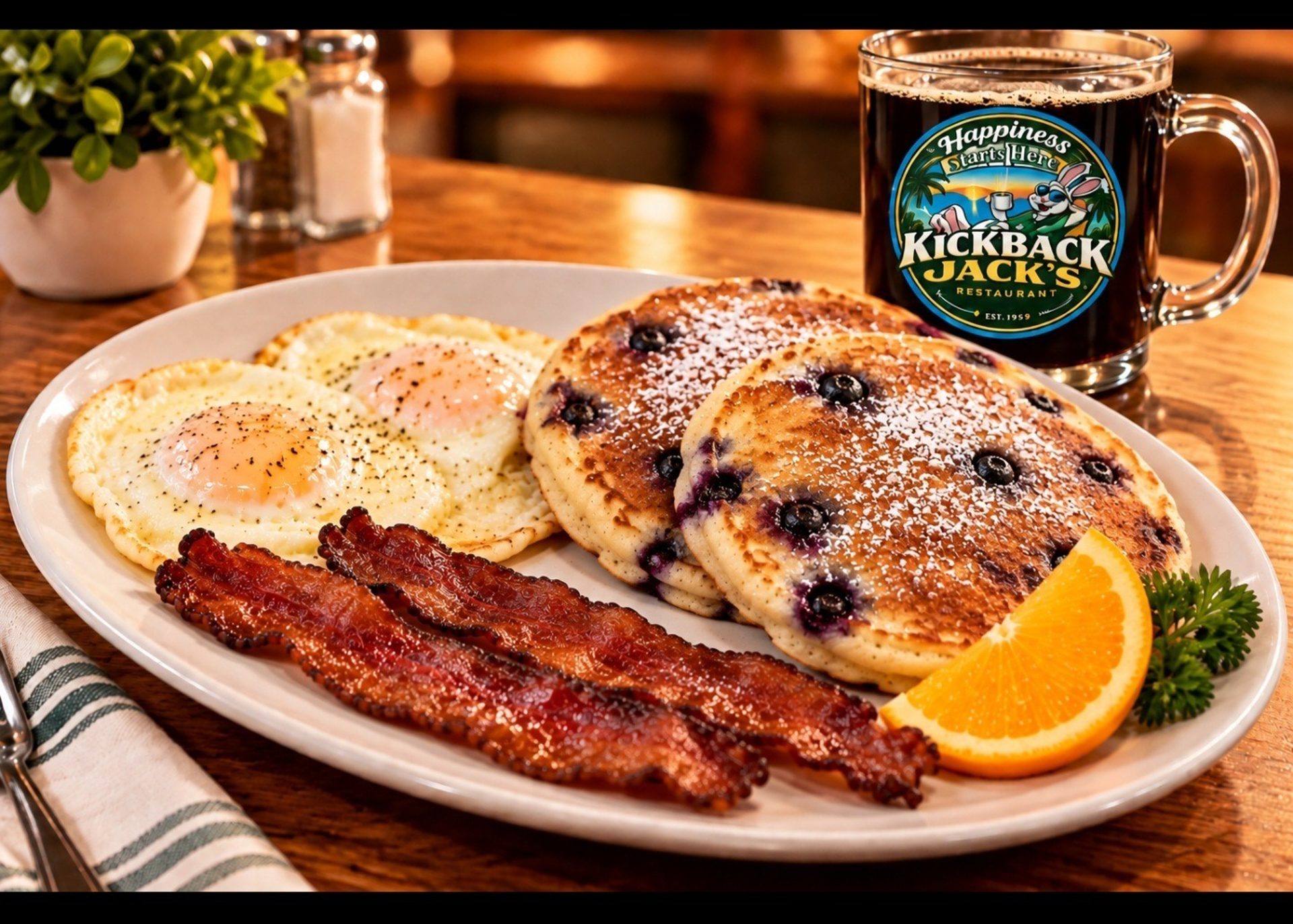 2 + 2 + 2 Buttermilk Pancake Special — $9.99