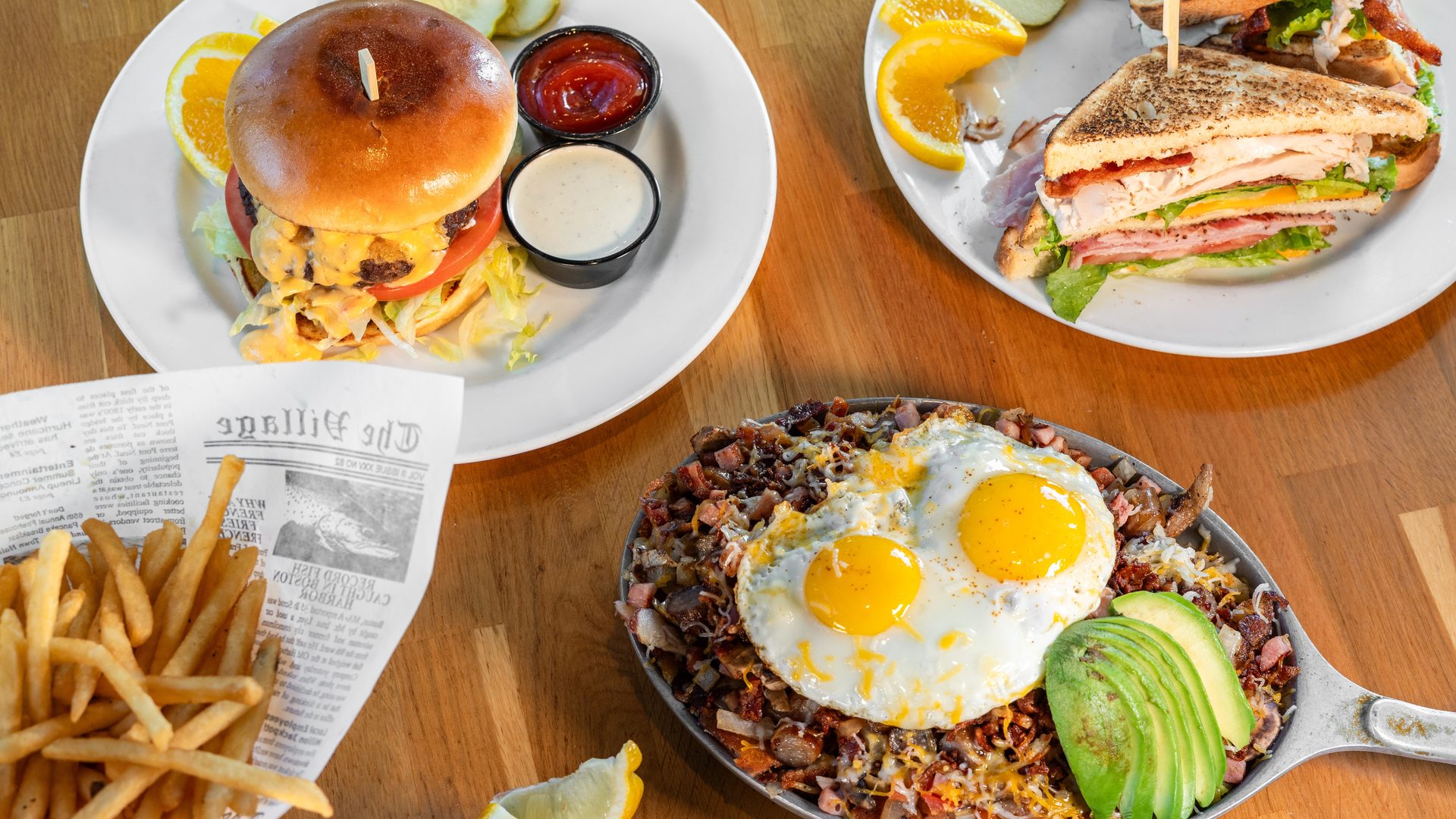 The food does the heavy lifting
