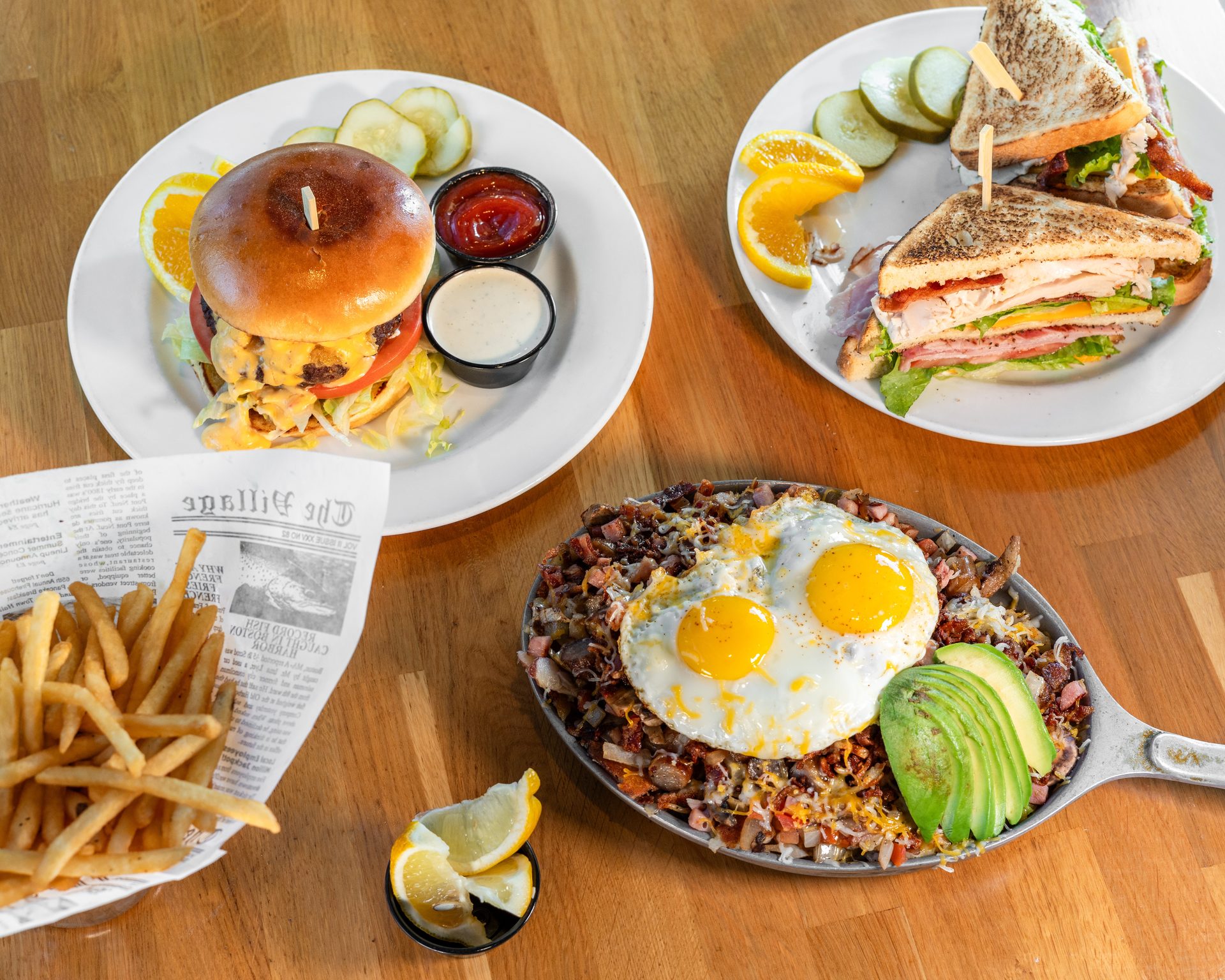 The food does the heavy lifting