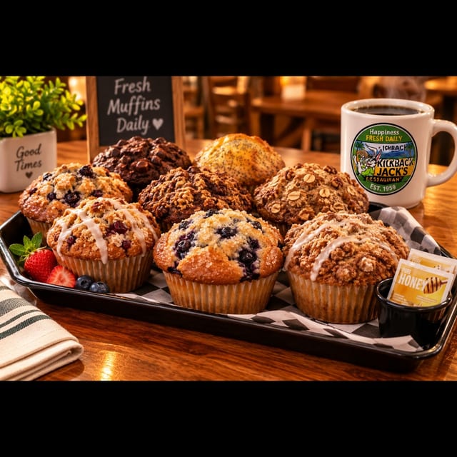 Fresh Assorted Maui Muffin.