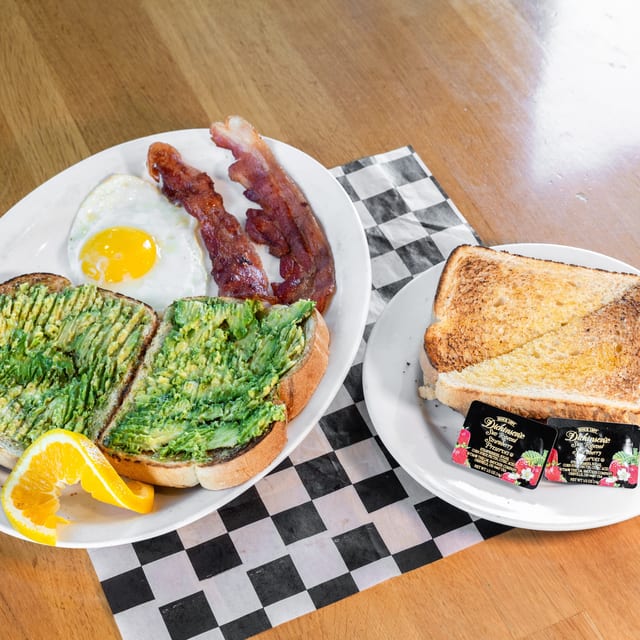 Avocado Pico Toast Combo.