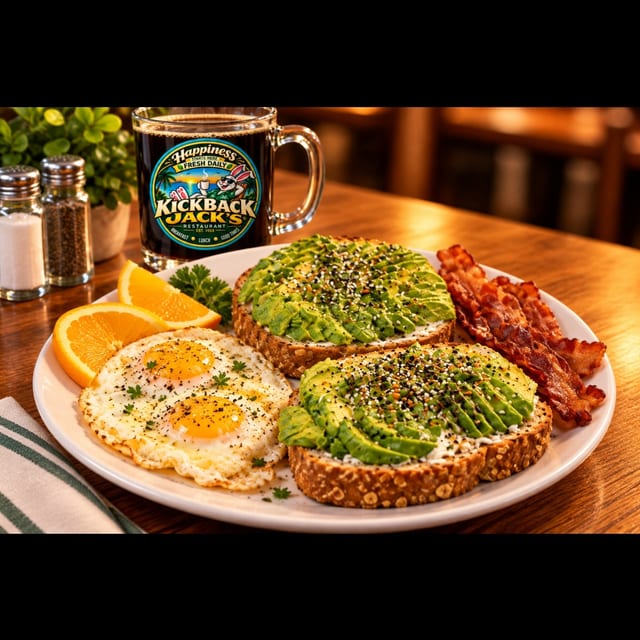 Avocado Pico Toast Combo.