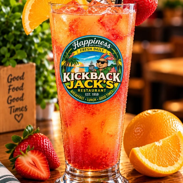 Strawberry Orange Juice.