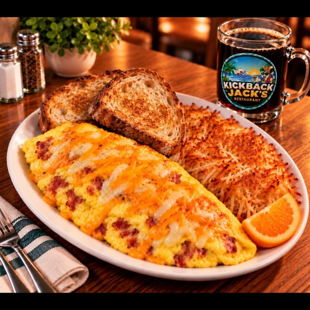 Bacon Omelette.