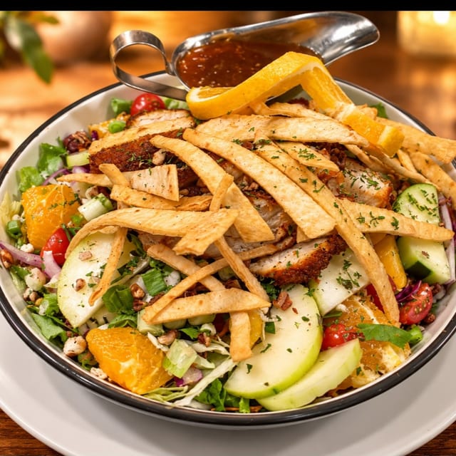 Asian Crispy Chicken Salad.