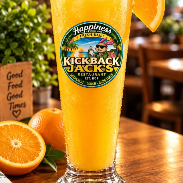 Pure & Natural Orange Juice.
