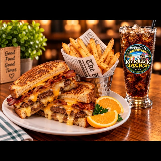 Bacon Patty Melt.