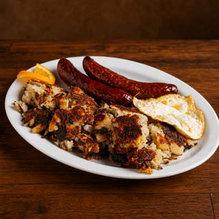 Spicy Bayou Sausage and Eggs
